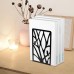 HEPORS Sleek Black Metal L-Shaped Book Holder – Minimalist Design for Secure and Stylish Book Organization